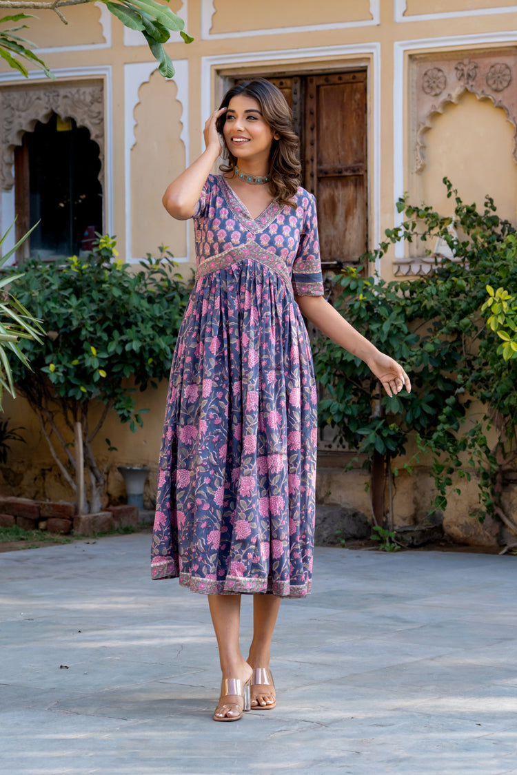 Santorini Pink Buti Nyra Dress