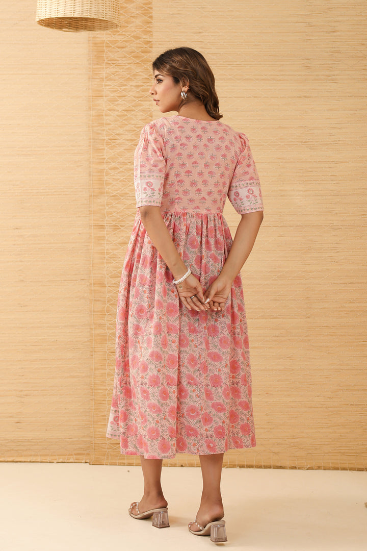 Pastel Pink Buti Nyra Dress