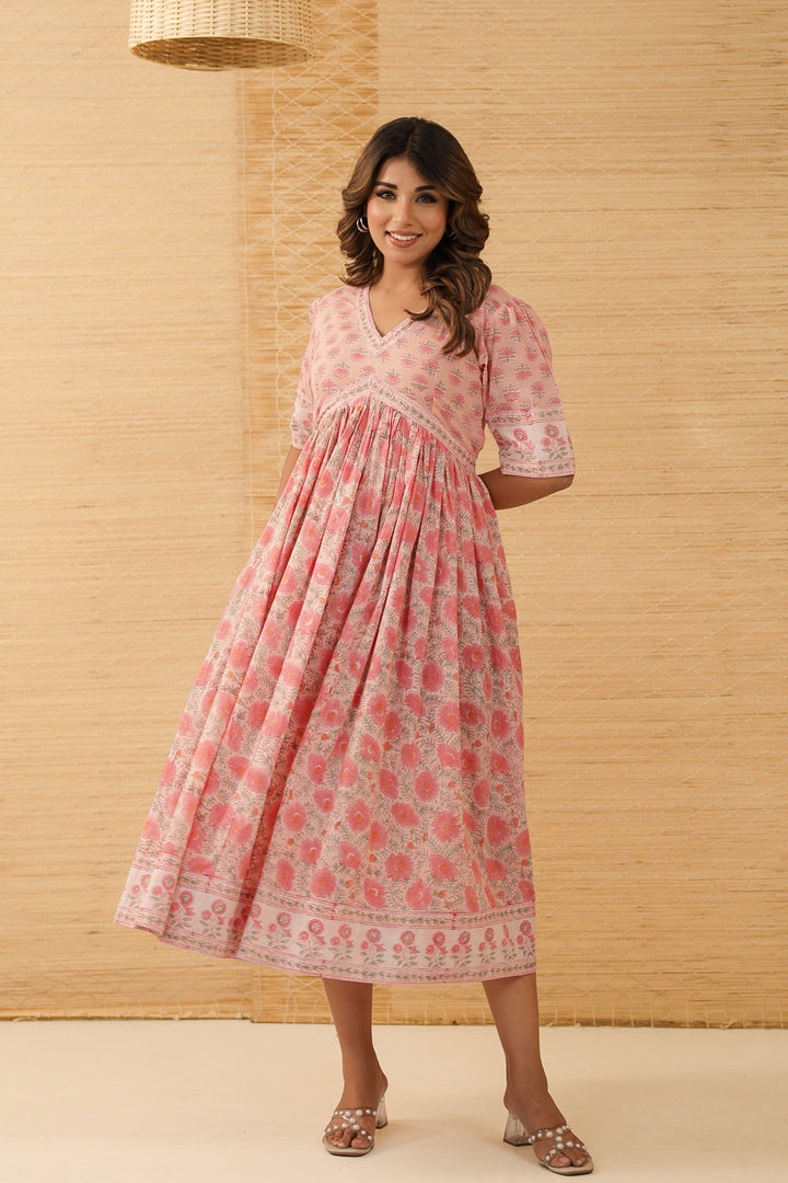 Pastel Pink Buti Nyra Dress