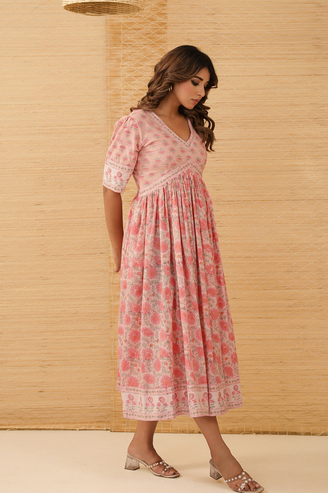 Pastel Pink Buti Nyra Dress