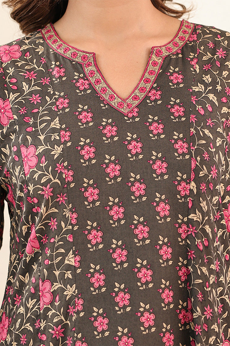 Grey Pink Kali Dress