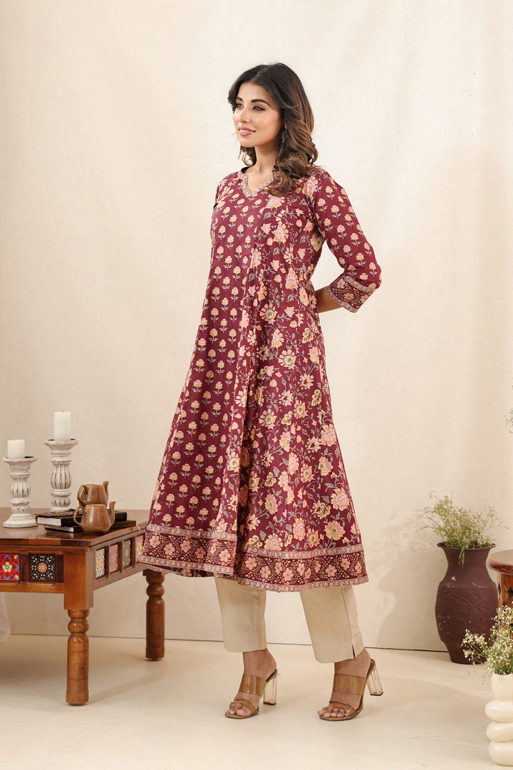 Brown Kali Dress Set