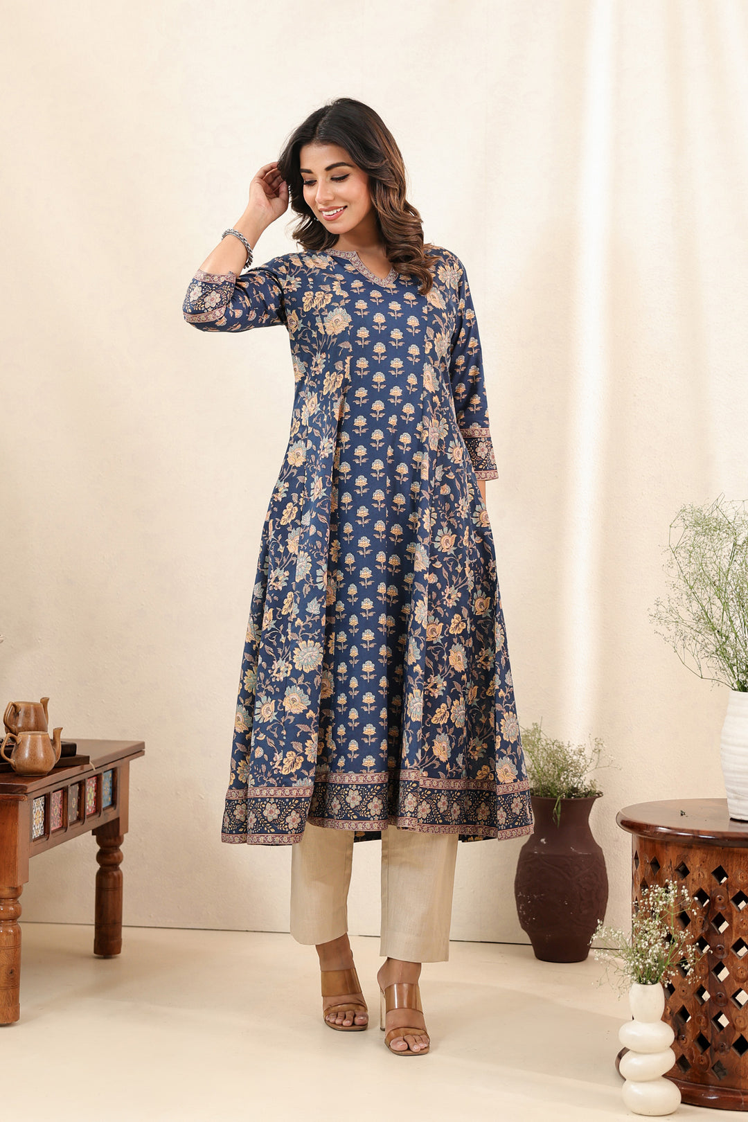 Royal Blue Kali Dress Set