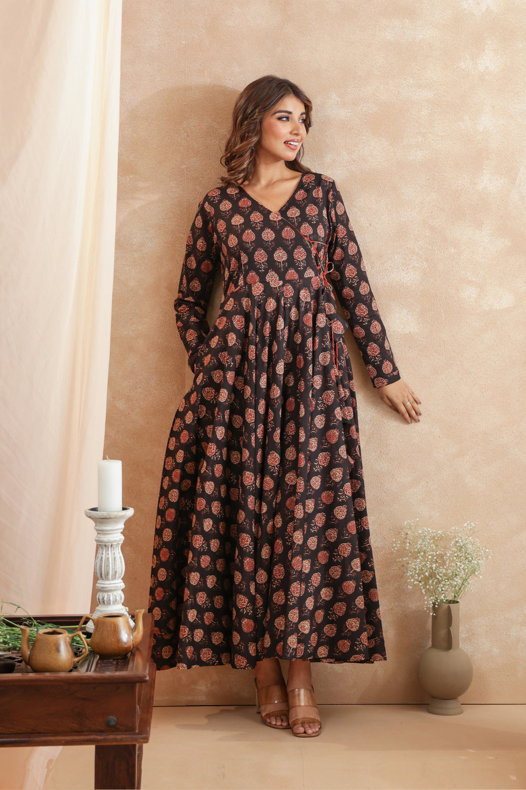 Shilpi Ajrakh Black Dress