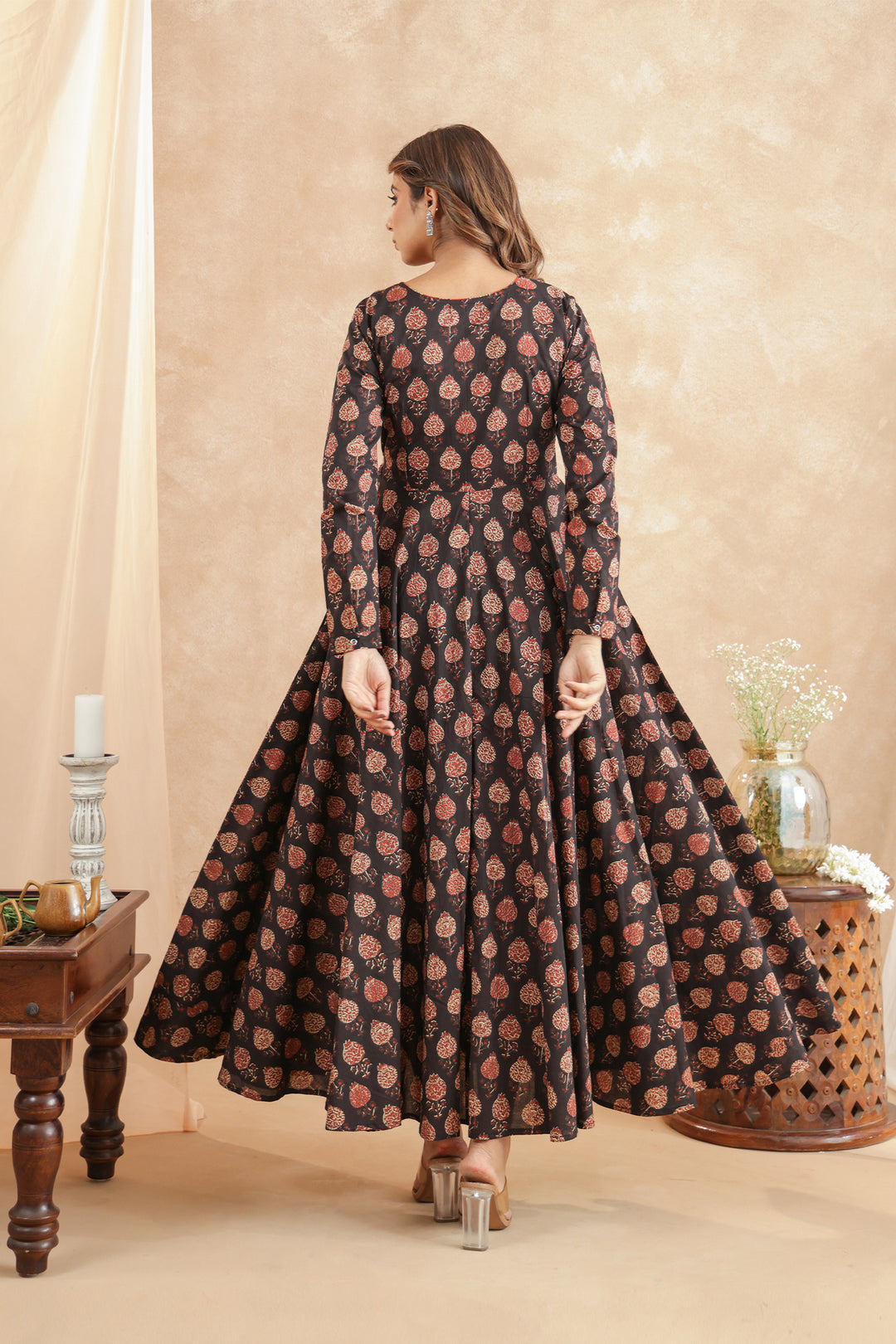 Shilpi Ajrakh Black Dress