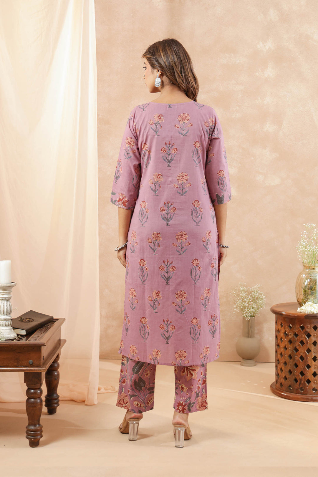 Pastel Purple Suit Set