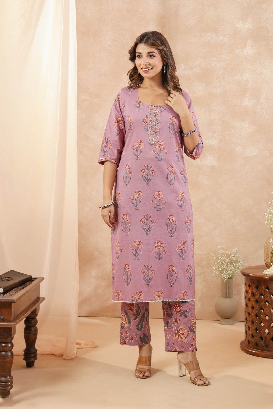 Pastel Purple Suit Set