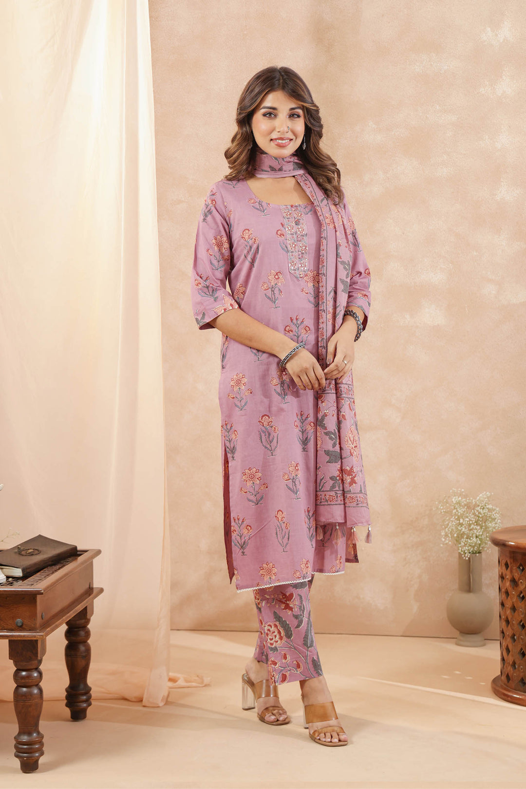 Pastel Purple Suit Set