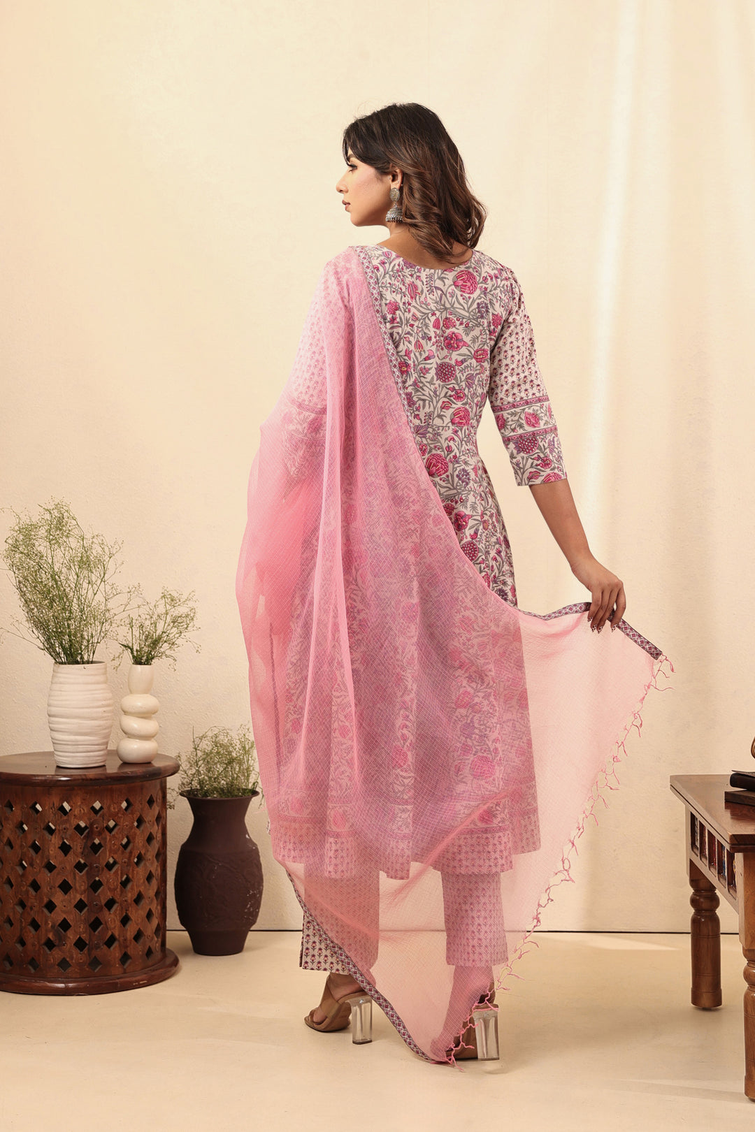 Pastel Pink Dress Set