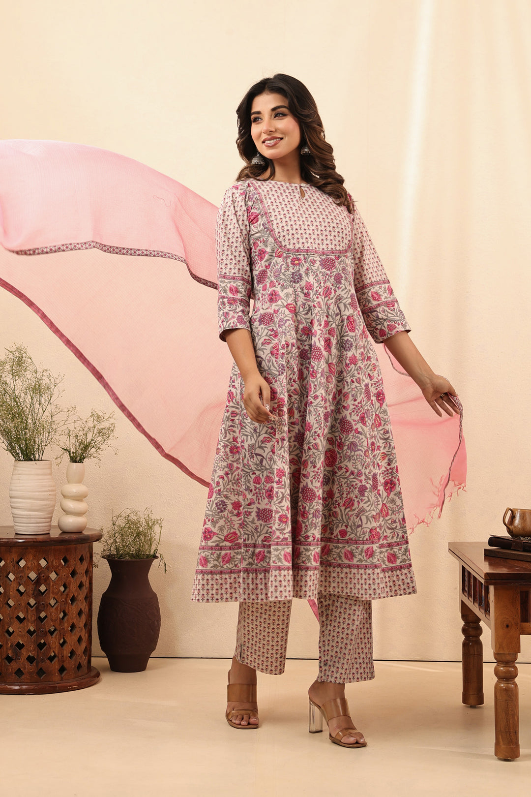 Pastel Pink Dress Set