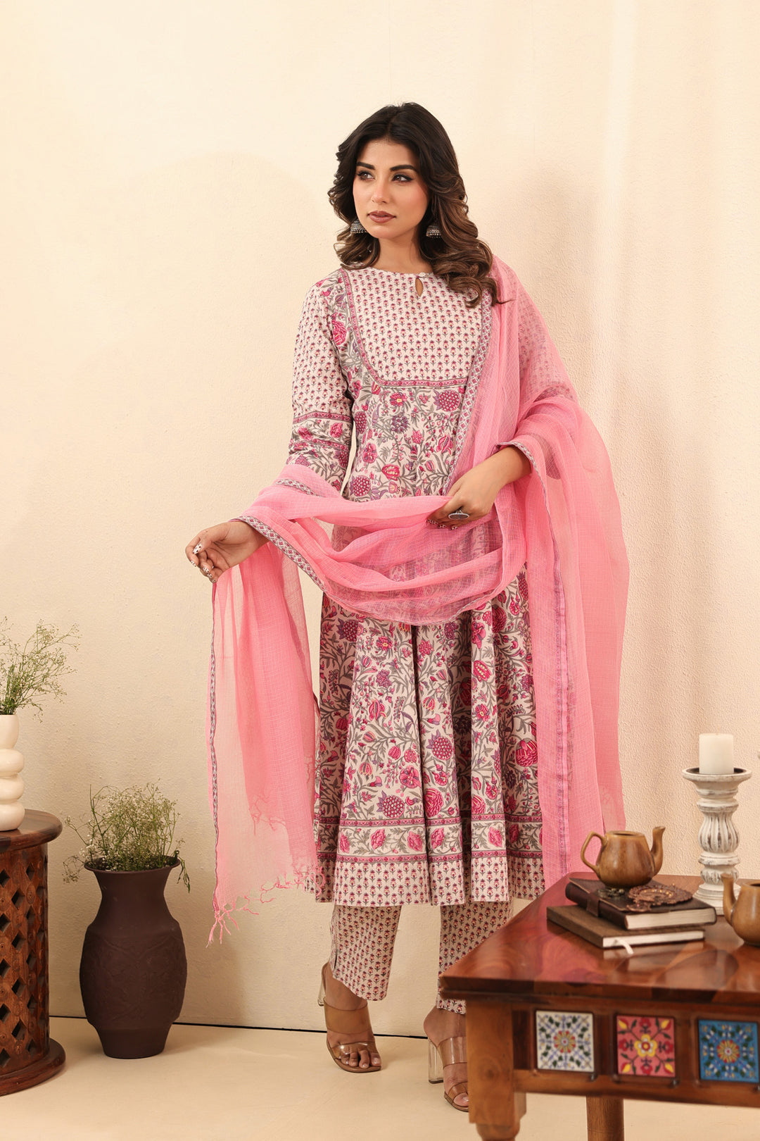 Pastel Pink Dress Set