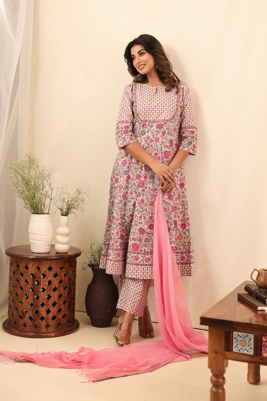 Pastel Pink Dress Set