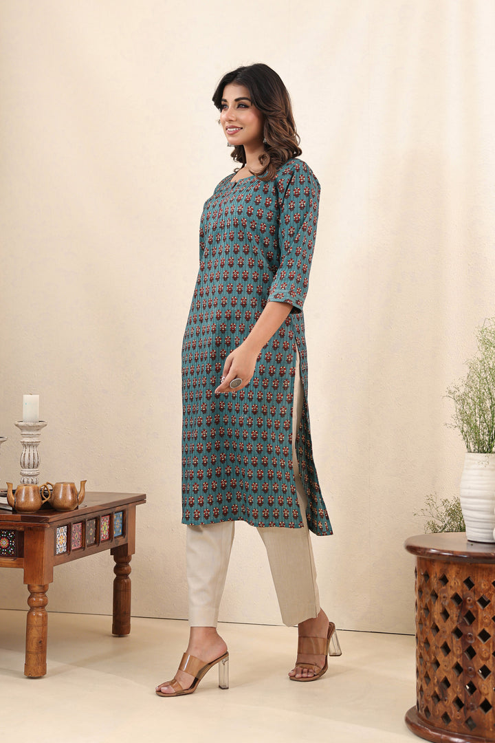 Blue Buti Kurta