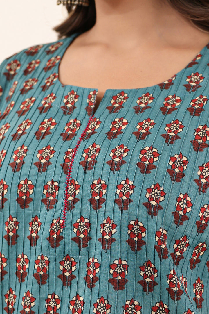 Blue Buti Kurta