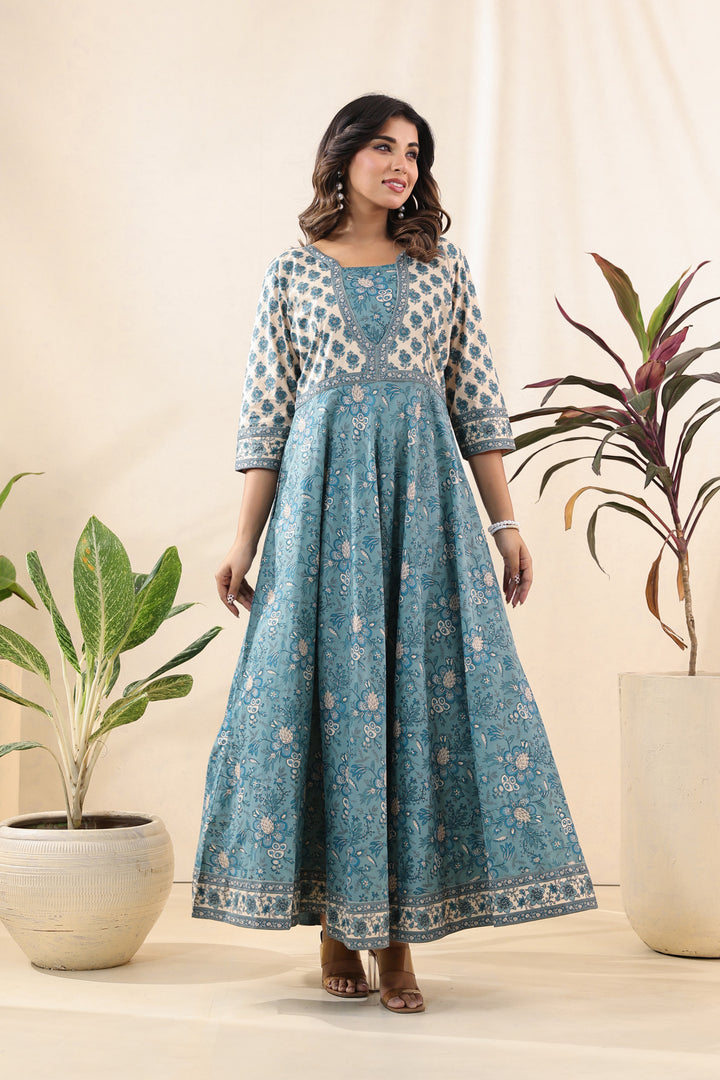 Turquoise Jiya Dress