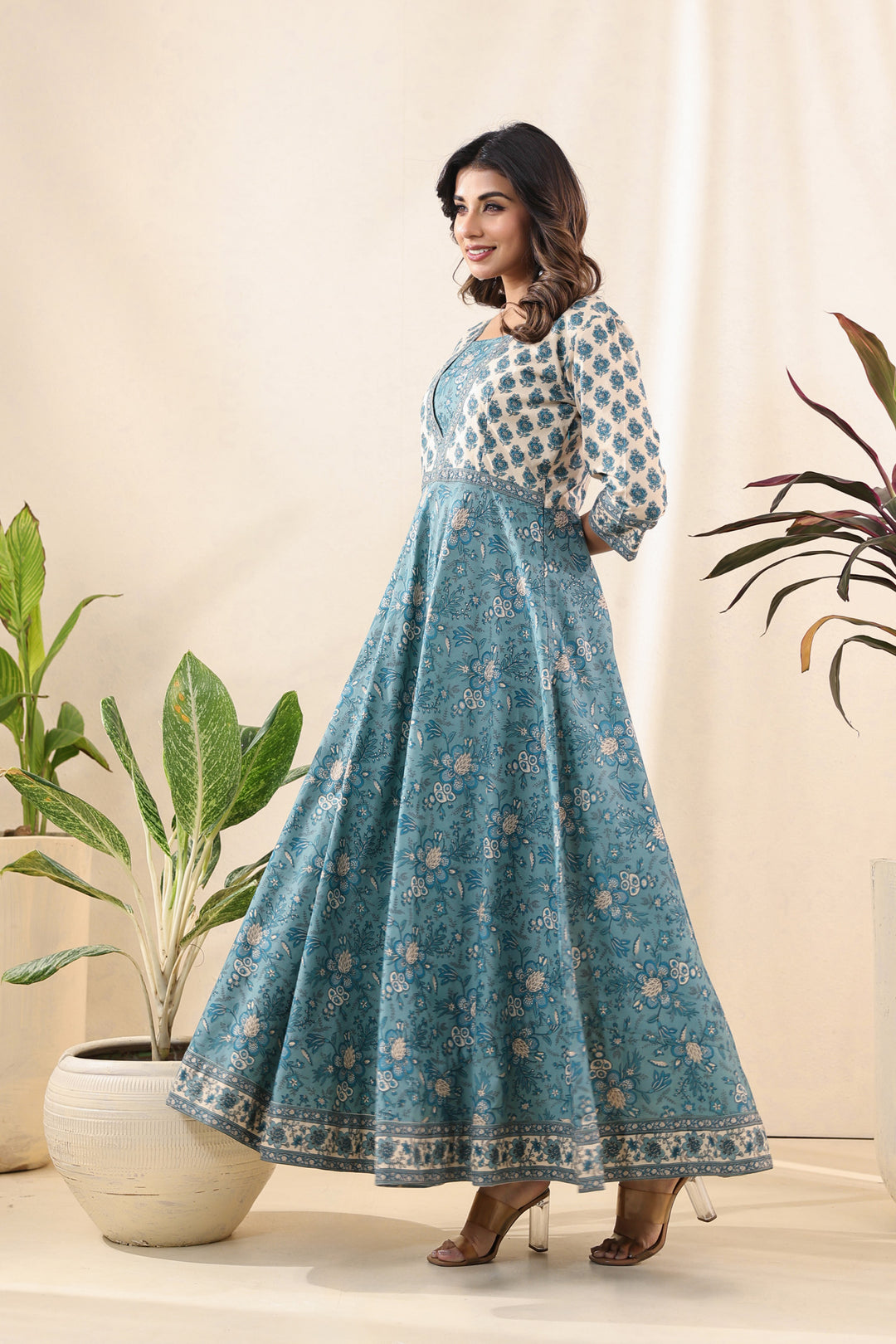 Turquoise Jiya Dress