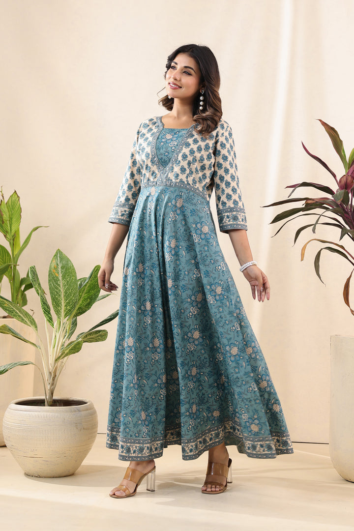 Turquoise Jiya Dress