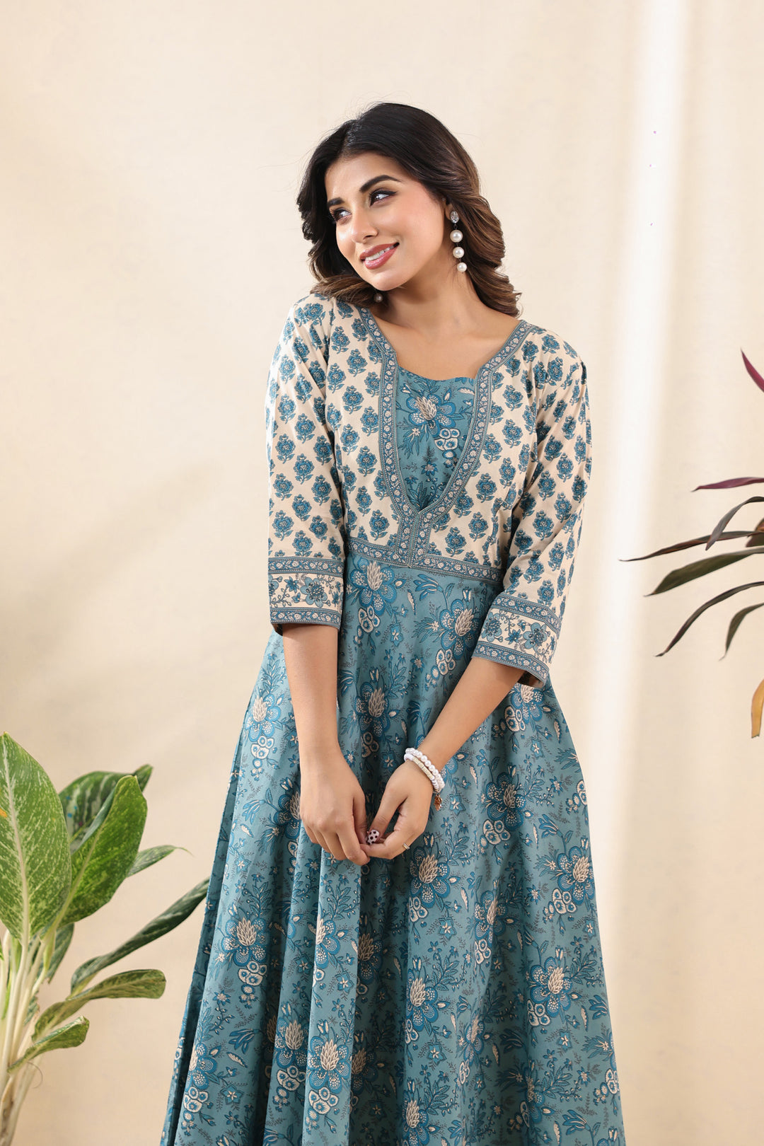 Turquoise Jiya Dress