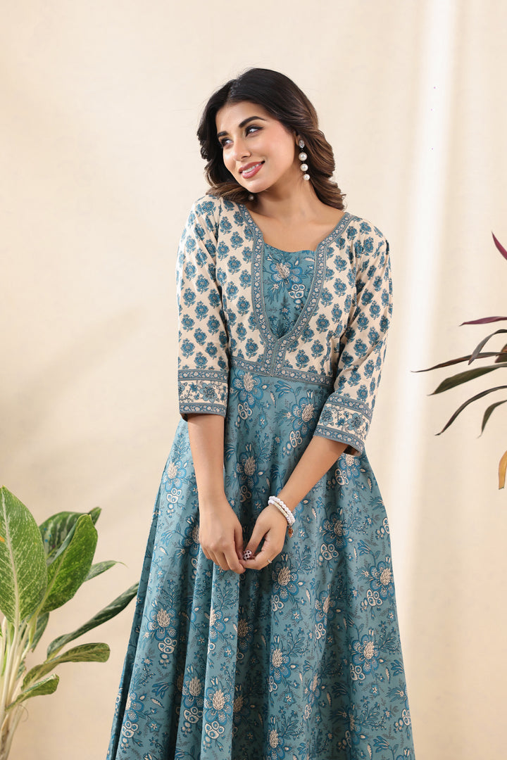 Turquoise Jiya Dress
