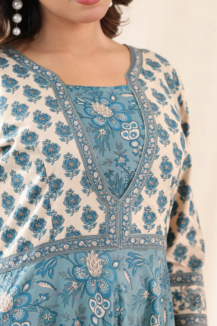 Turquoise Jiya Dress