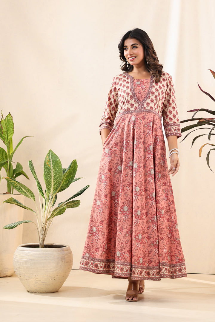 Salmon Jiya Dress
