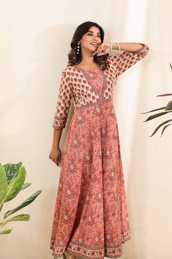 Salmon Jiya Dress