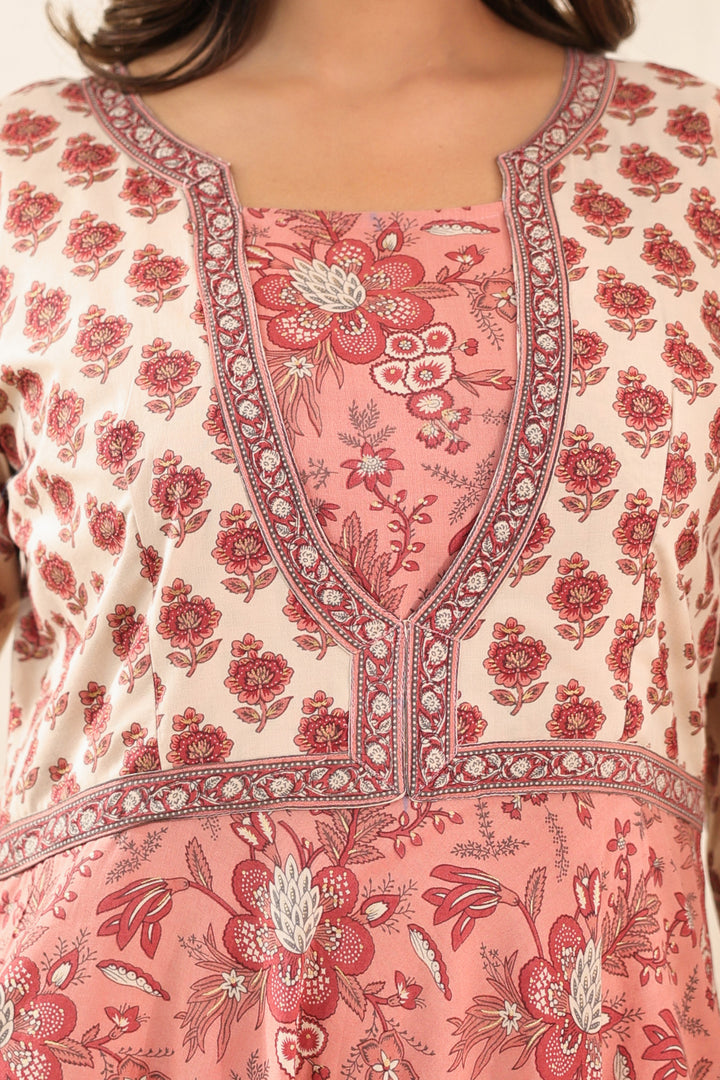 Salmon Jiya Dress