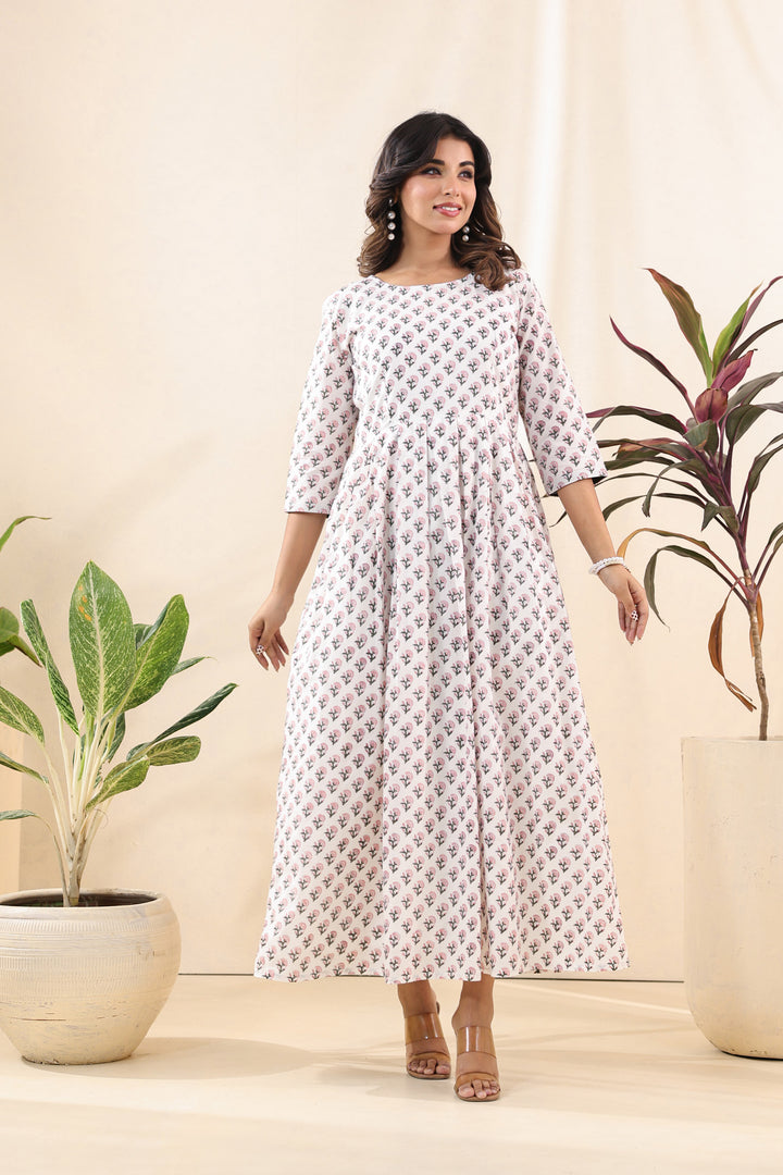Peach Buti Dress