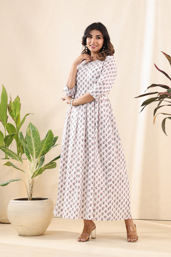 Peach Buti Dress