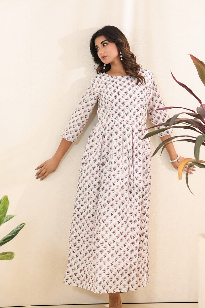 Peach Buti Dress