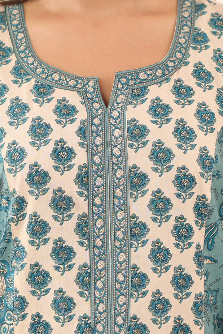 Turquoise Jiya Top