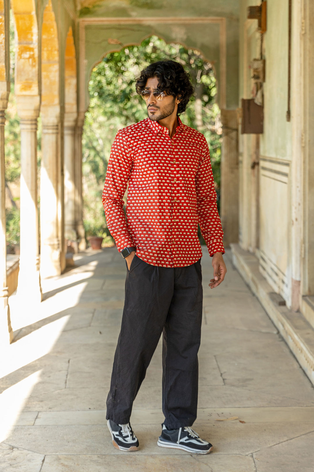 Red Elephant Full Sleeve Shirt