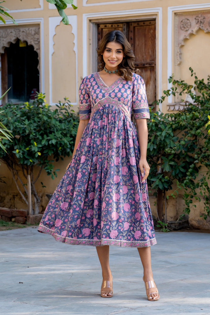 Santorini Pink Buti Nyra Dress