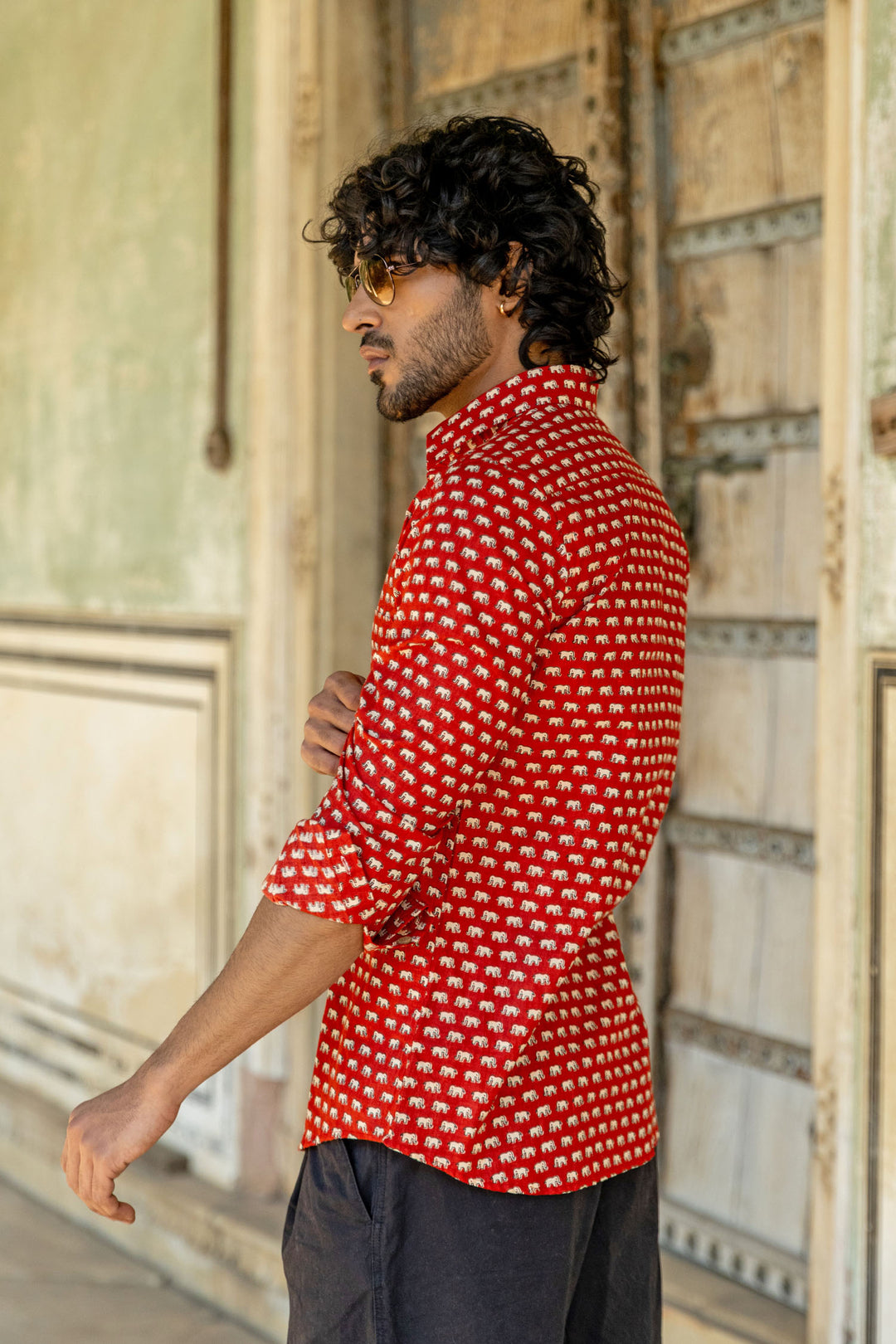 Red Elephant Full Sleeve Shirt