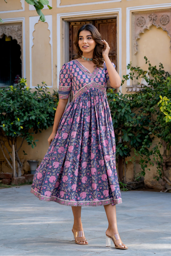Santorini Pink Buti Nyra Dress