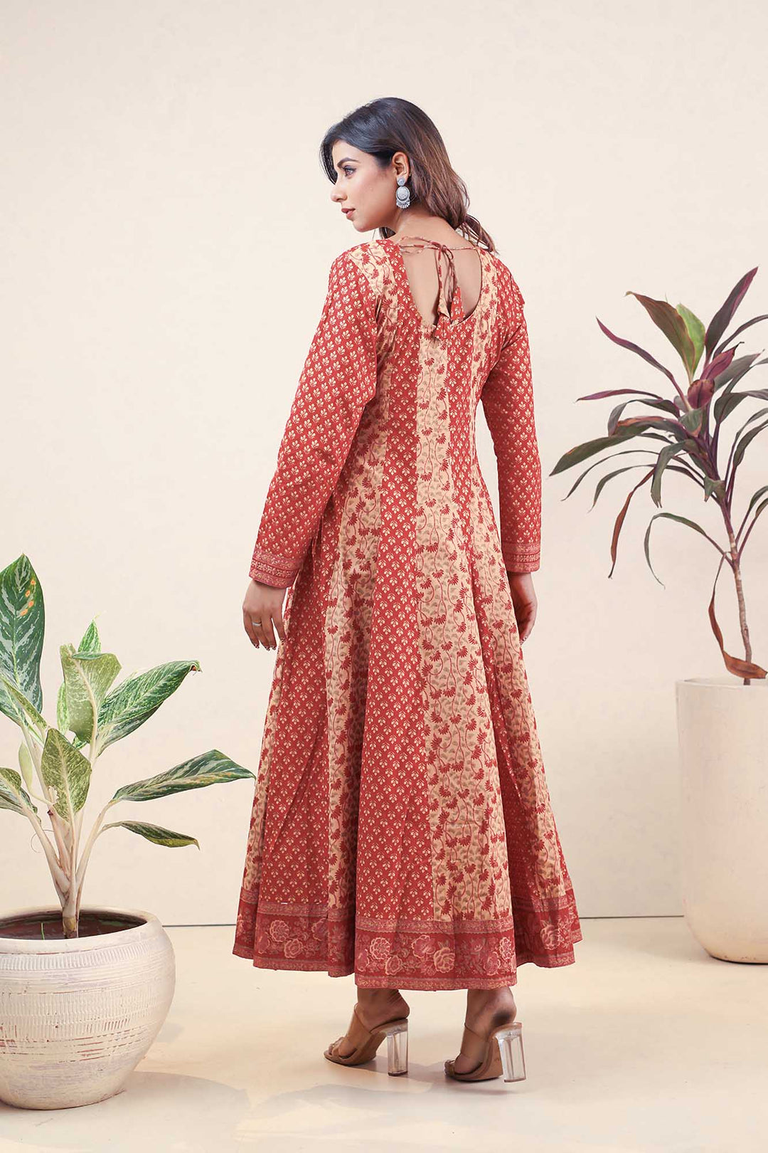 Red Buti Kali Dress