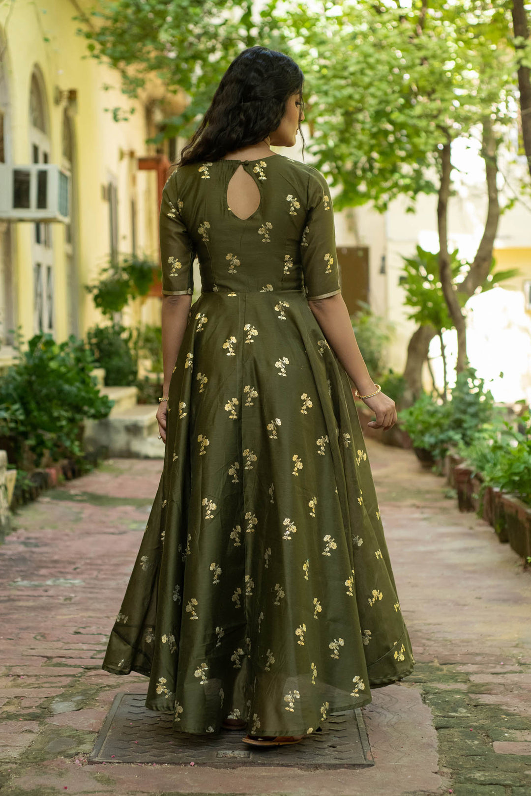 Jaya - Olive Dress